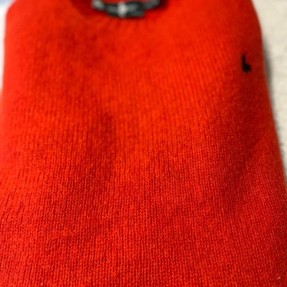 Hunt club woman Shetland Wool sweater. Burnt orange Crew next pull over size L - Picture 6 of 17